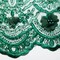 1 Yard Tulle Lace Fabric with 3D Embroidered Applique Design, 52″ Wide
